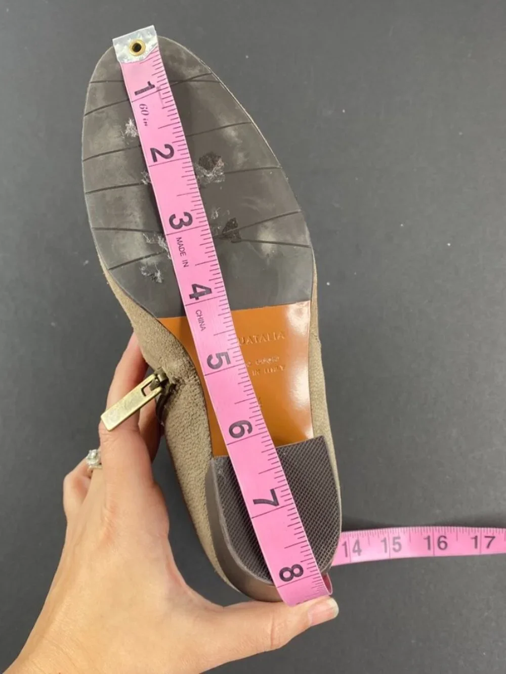 Aquatalia Tan Chelsea Booties Size 4